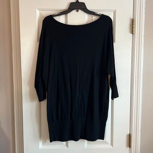 Old Navy Women’s Large Oversized Long Black Sweater